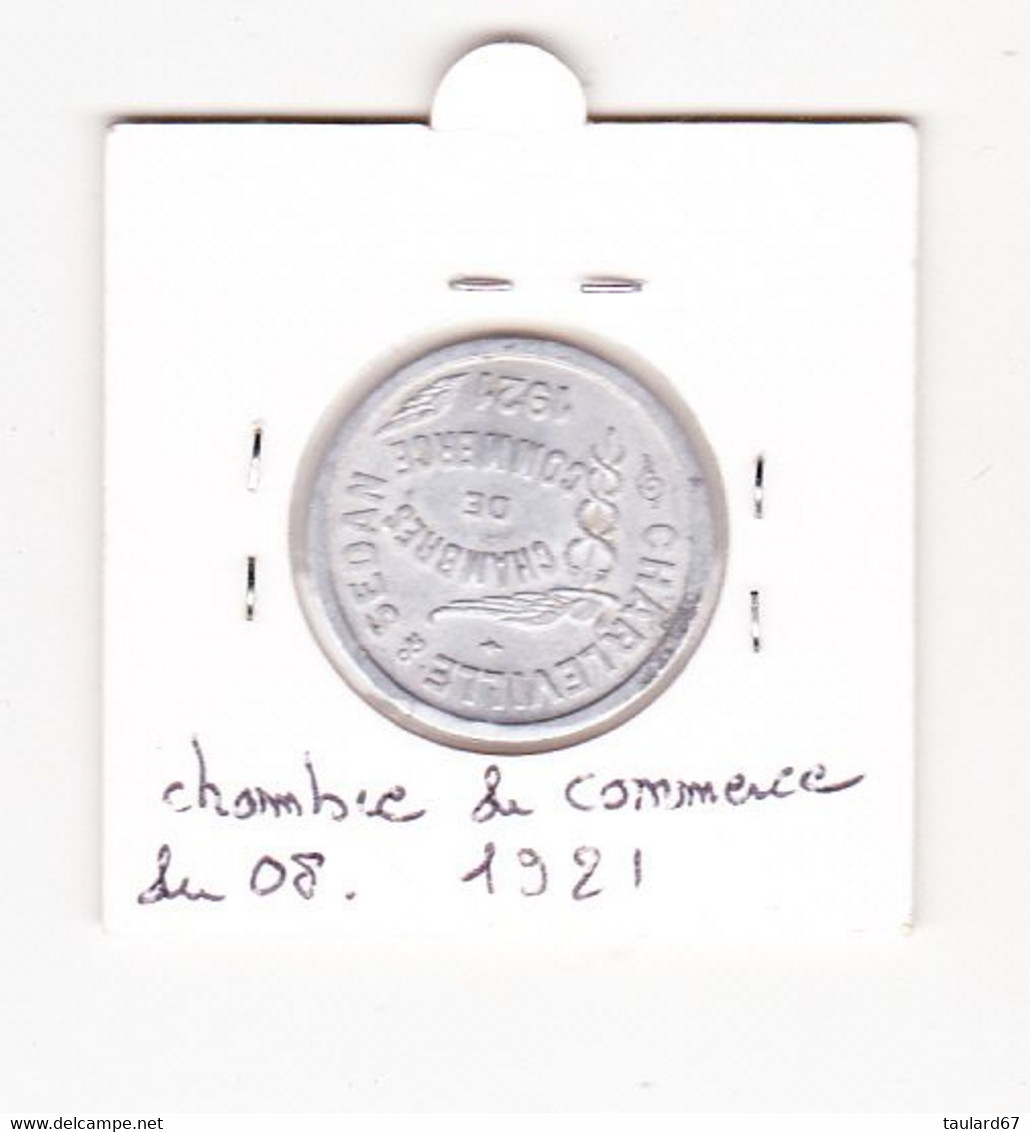 France 10 Centimes Chambre De Commerce Charleville Et Sedan 1921 - Abarten Und Kuriositäten