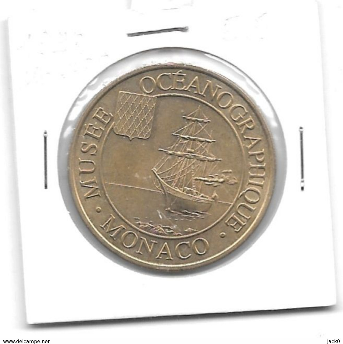 Médaille  Touristique  1998, Ville  MONACO, Bateau, MUSÉE  OCÉANOGRAPHIQUE - Non-datés