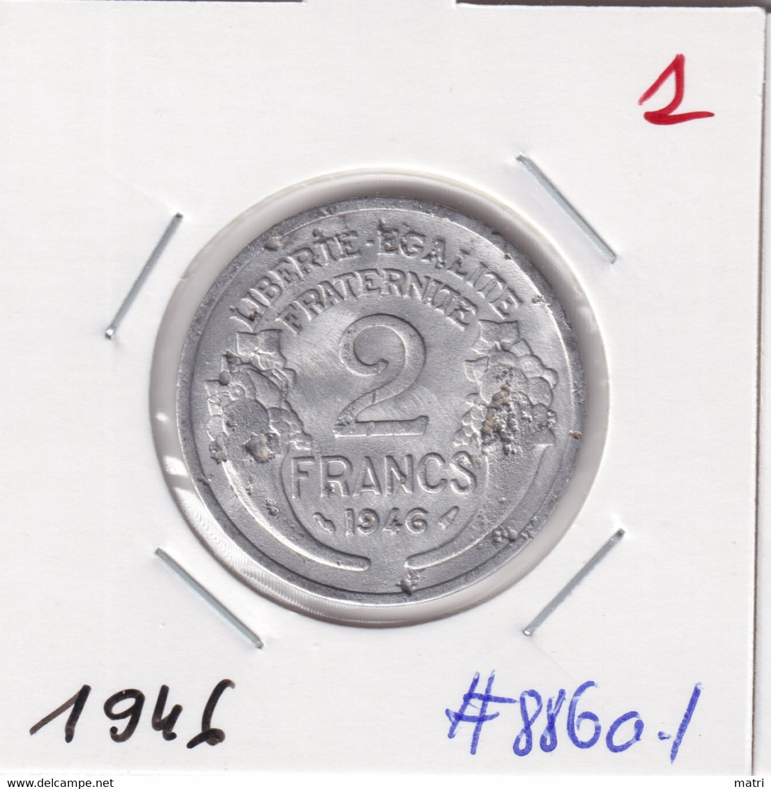 France 2 Francs 1946 Km#886a.1 - 2 Francs