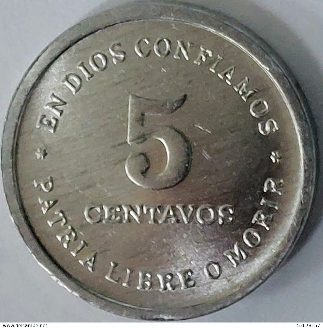 Nicaragua - 5 Centavos 1987, KM# 55 (#1567) - Nicaragua