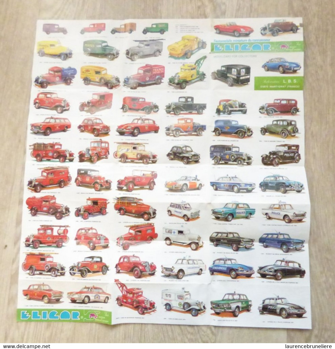 PETIT CATALOGUE  DEPLIANT ELIGOR (L'AUTOMOBILE MINIATURE DU CONNAISSEUR)  1976 - Collections