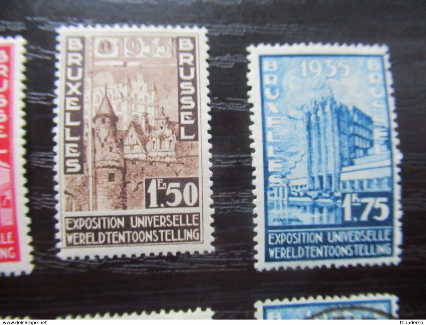 386/89 'Expo 1935' - Ongebruikt * En Gestempeld - Côte: 16,5 Euro - Ungebraucht