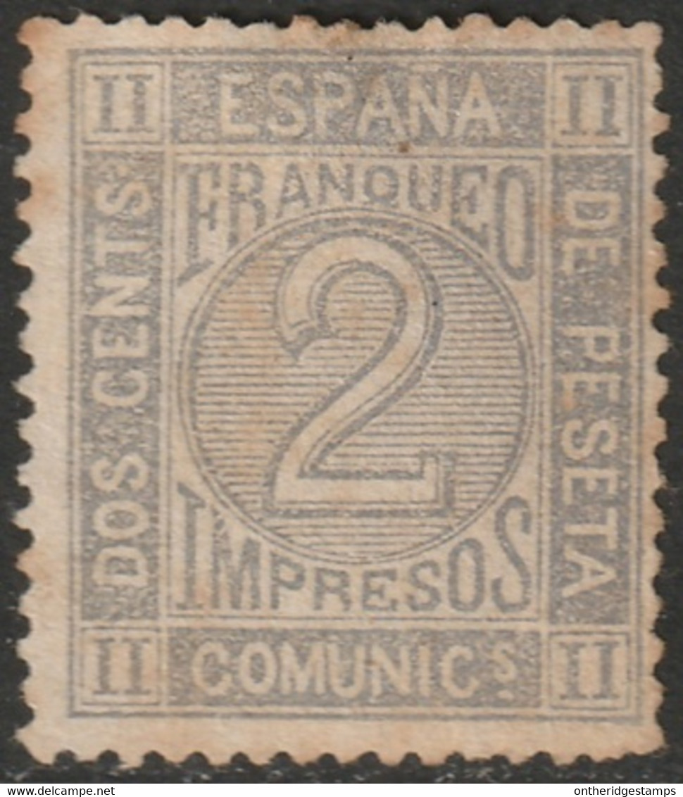 Spain 1872 Sc 176 Espana Ed 116 MNG(*) Heavy Toning Spots - Neufs