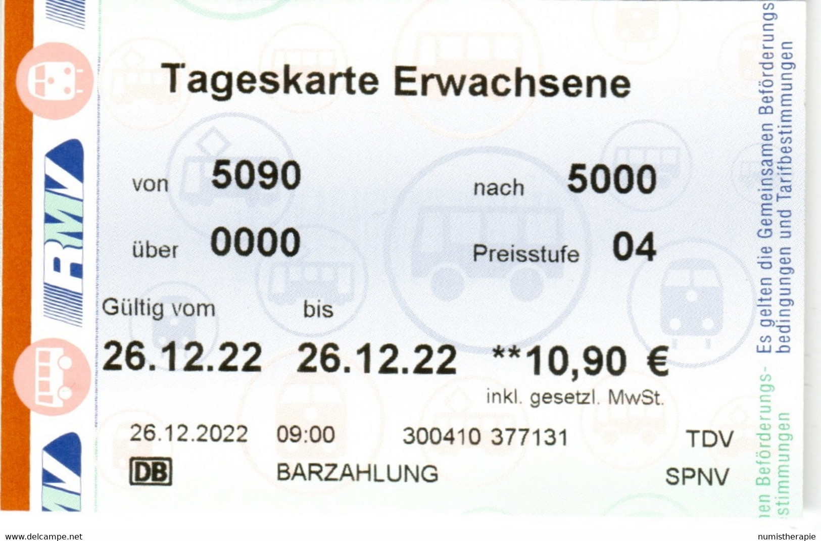 1 Billet D' 1 Jour : Francfort 10,90€ Allemagne - Europe