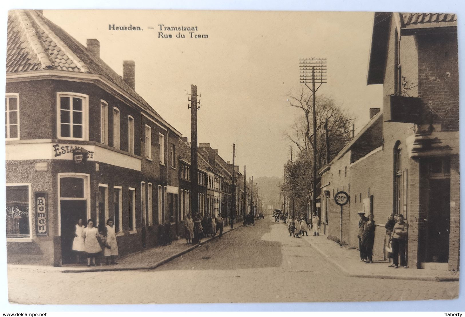 HEUSDEN Destelbergen Tramstraat Rue Du Tram Estaminet (2) - Edit. Léon Lefroid - Destelbergen