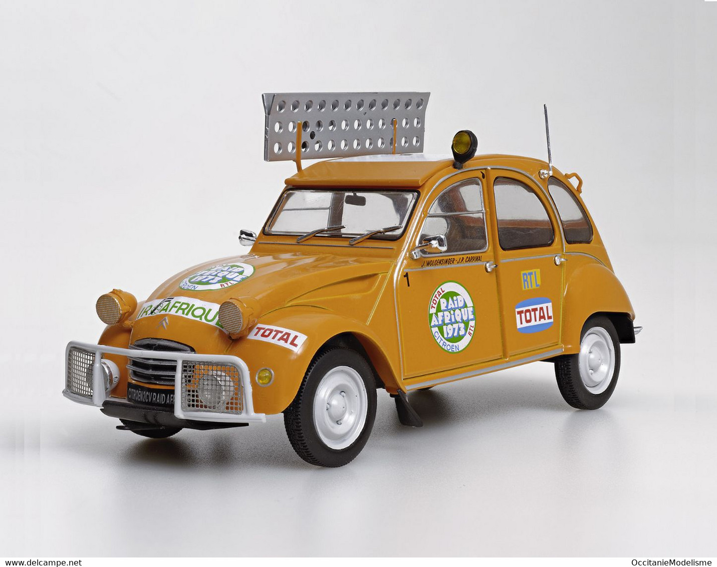 Hachette / Ixo - CITROEN 2CV 6 Raid Afrique 1973 Neuf NBO 1/24 - Other & Unclassified