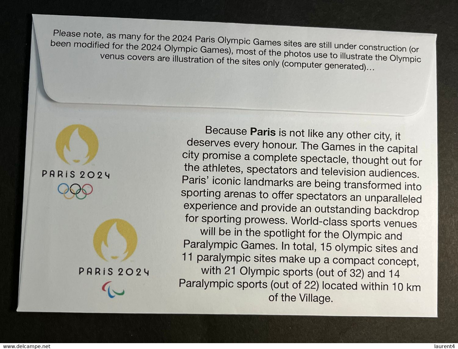 (3 N 22) 2024 France - Paris Olympic Games (1-1-2023) Location - Paris - Invalides (archery - Athletics - Road Cycling) - Eté 2024 : Paris