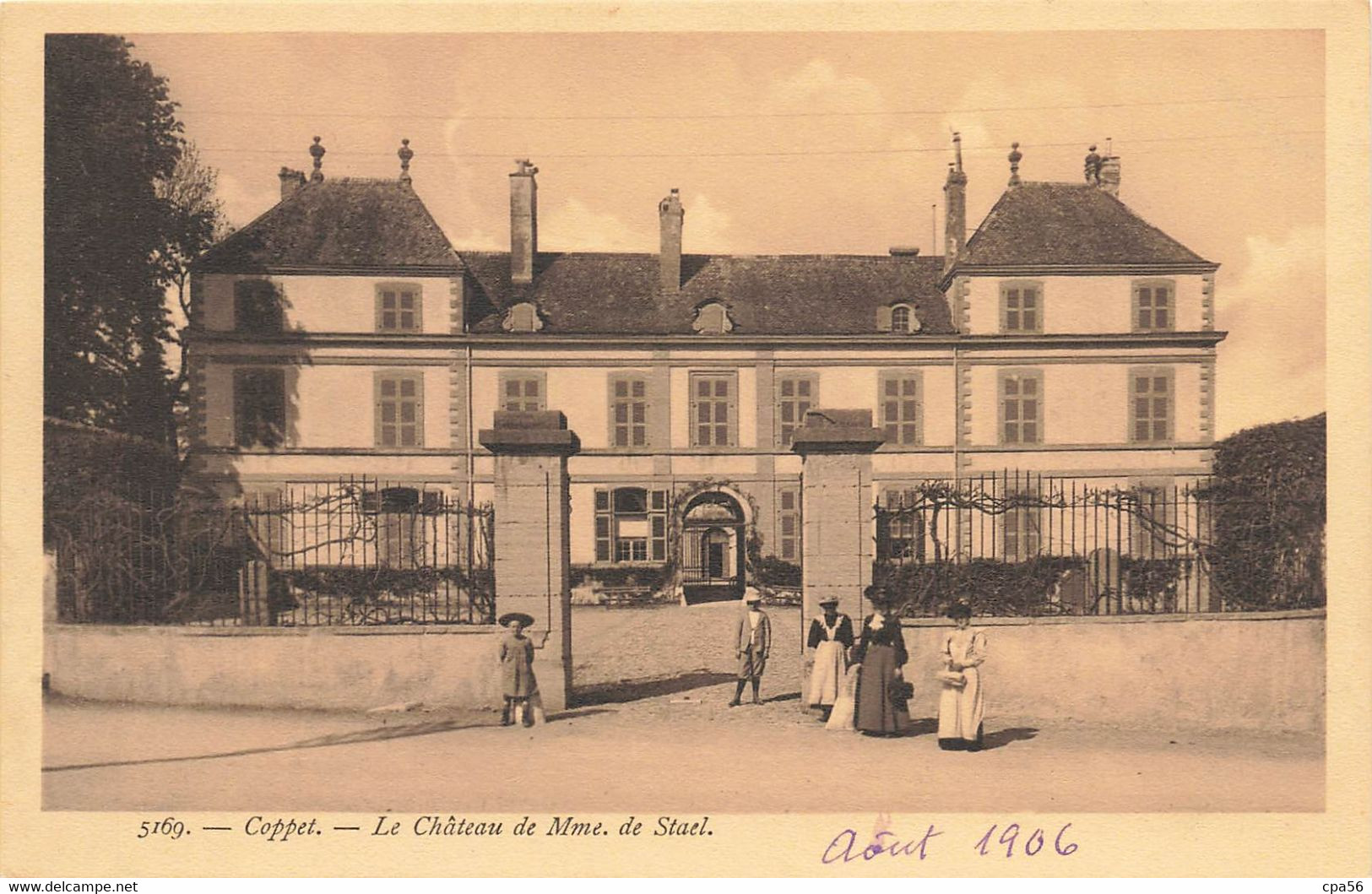 COPPET - Château De Mme De STAEL 1906 - VENTE DIRECTE X - Coppet