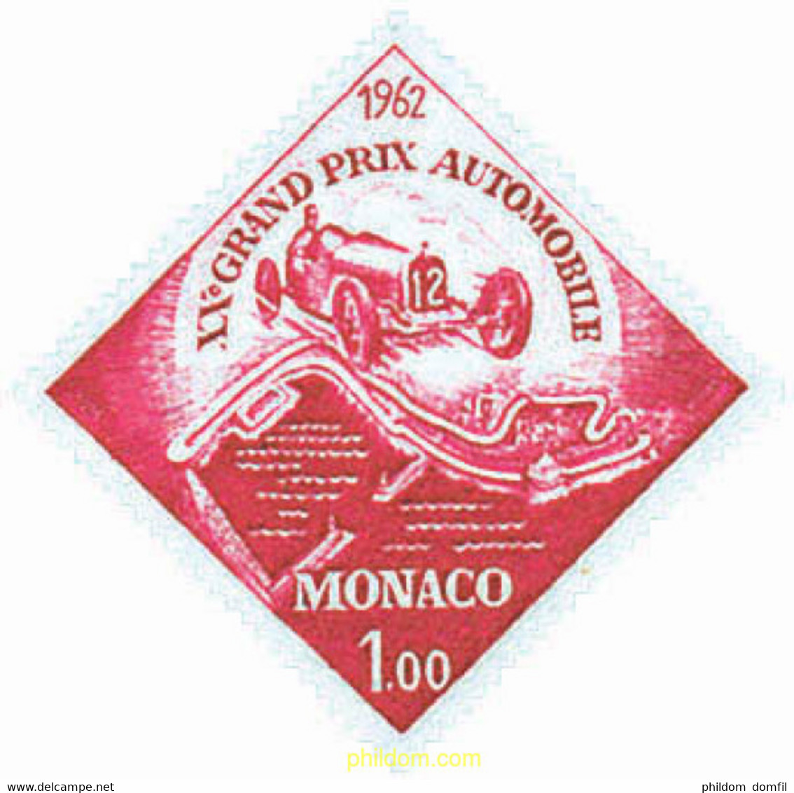 49042 MNH MONACO 1962 20 GRAN PREMIO AUTOMOVILISTICO DE MONACO - Autres & Non Classés