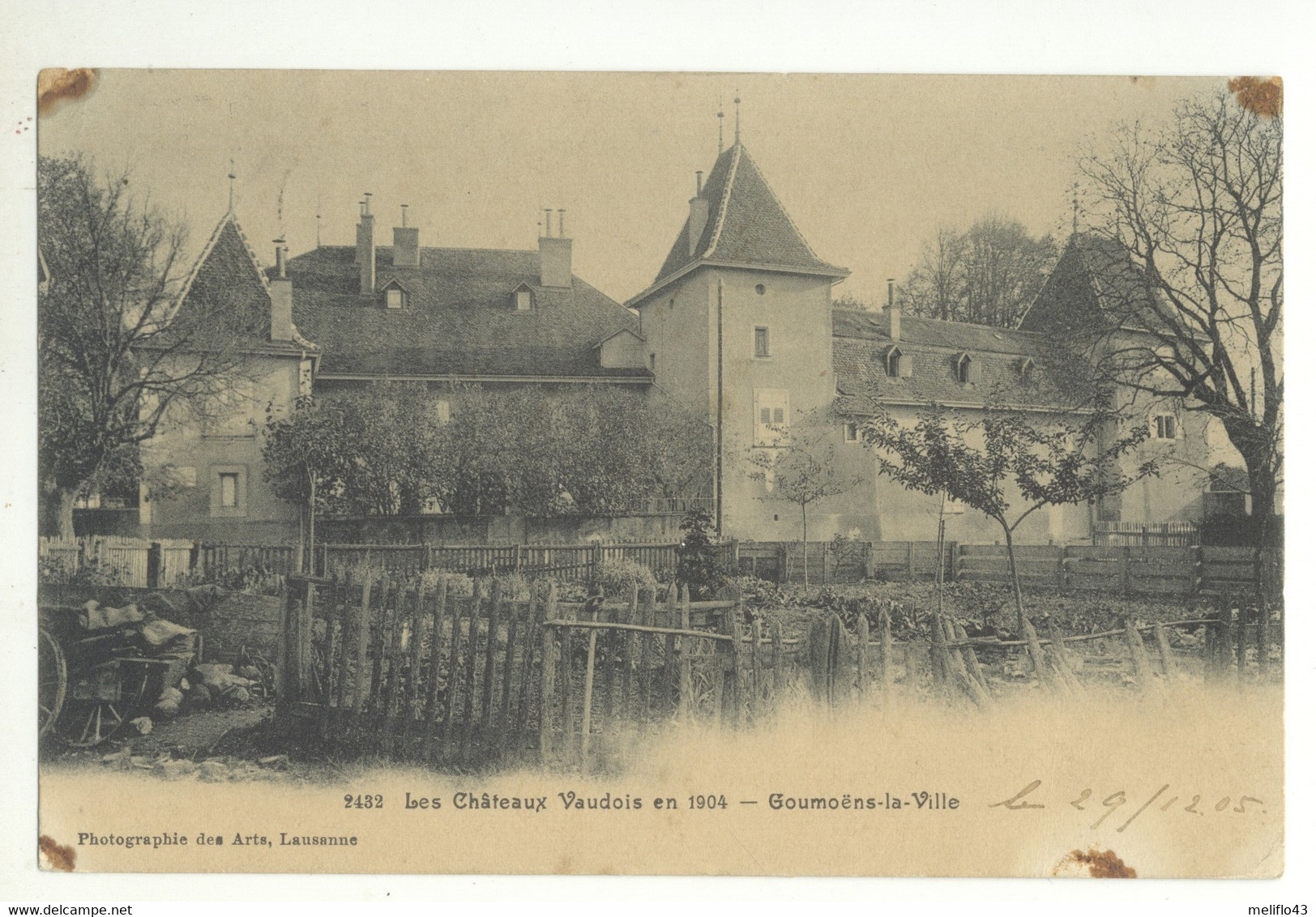 Suisse/ CPA - Les Chateaux Vaudois - Goumoens La Ville - Goumoëns