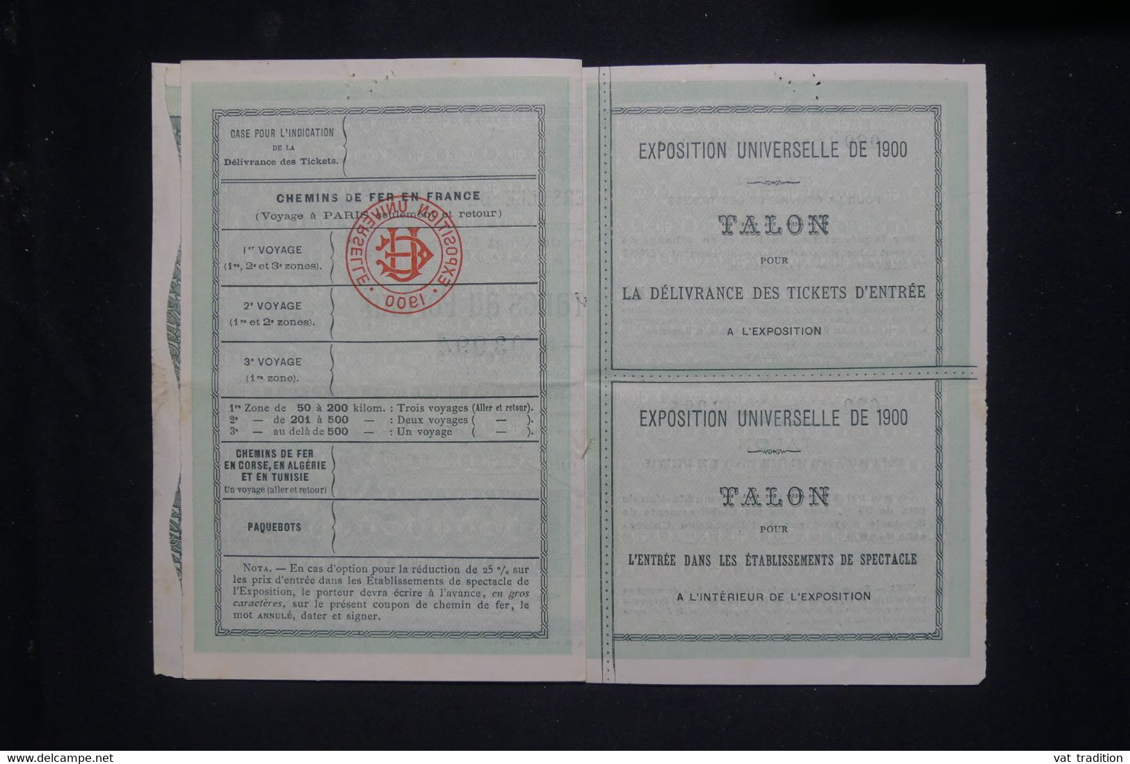 VIEUX PAPIERS  - Bon De 20fr Au Porteur De L'Exposition Universelle De 1900 - L 137385 - D - F