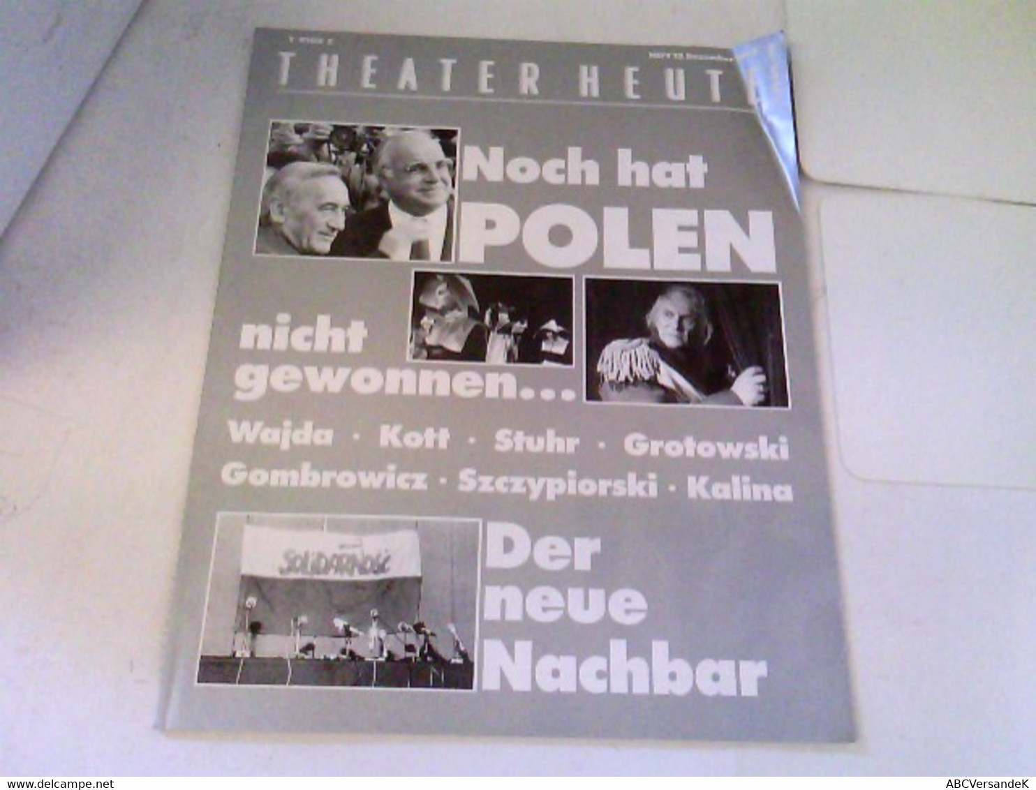 THEATER HEUTE 1990 Heft 12 - Theater & Tanz