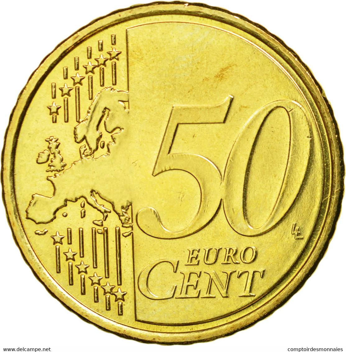 Chypre, 50 Euro Cent, 2008, SUP, Laiton, KM:83 - Cyprus