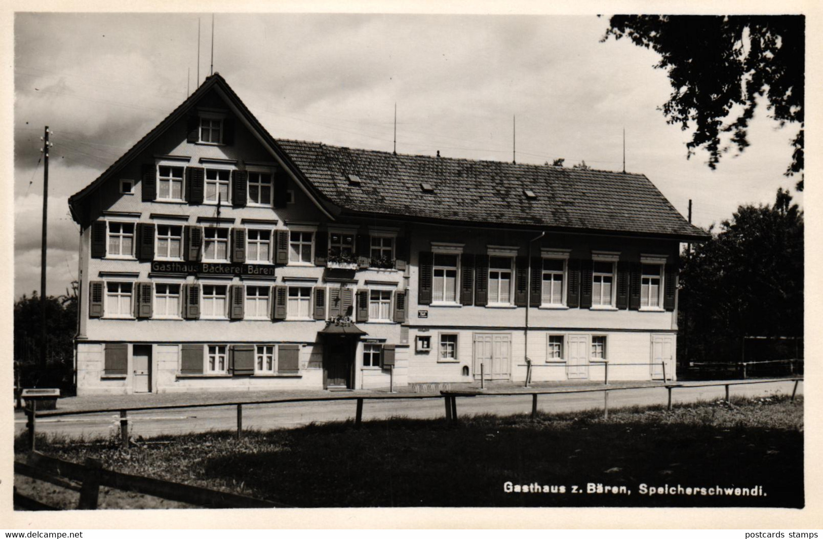 Speicherschwendi, Gasthaus "Zum Bären", 1944 - Speicher