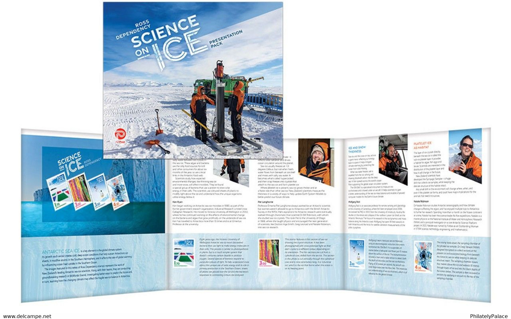 Ross Dependency 2022 ( New Zealand )- Science On Ice, Scientist Experiment, Research,Presentation Pack MNH (**) - Ungebraucht