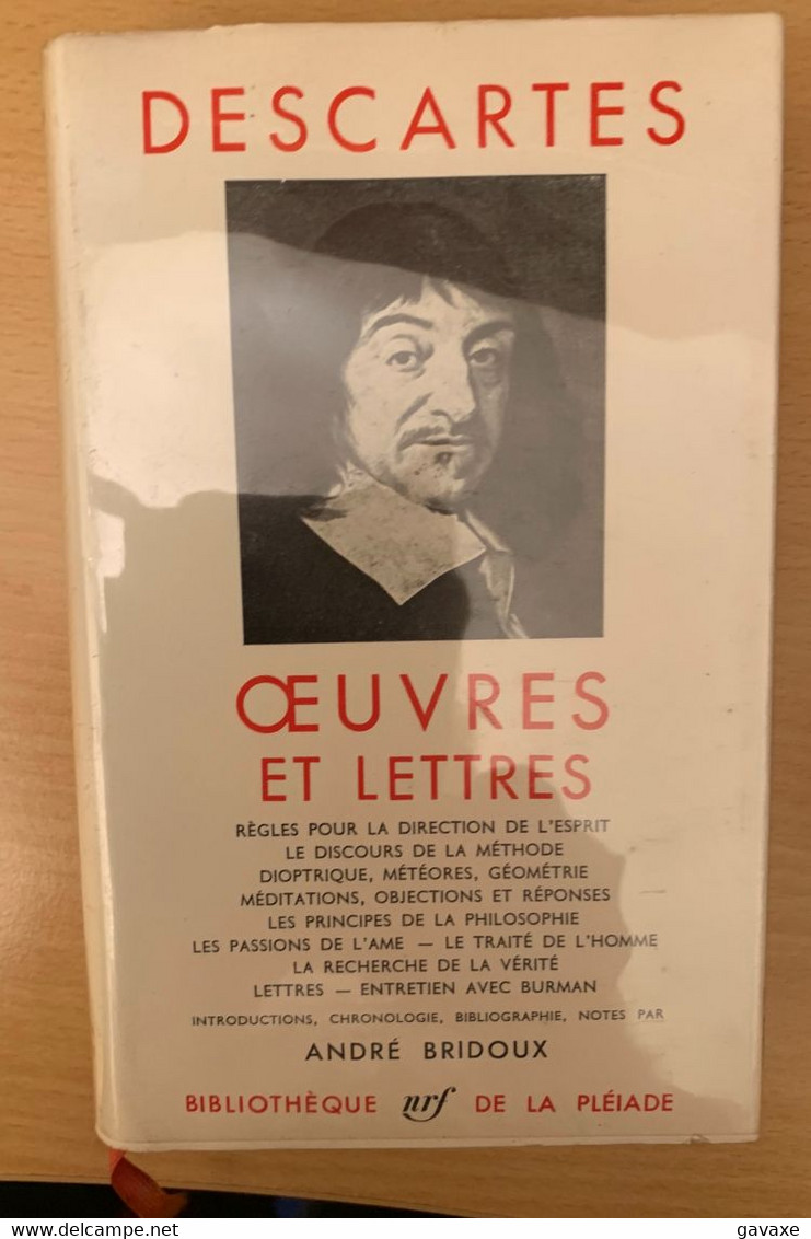 LA PLEIADE-DESCARTES-1958 - La Pléiade