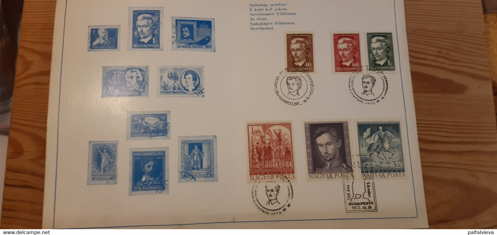 Stamps Set Hungary - Petőfi Sándor 1973. - Storia Postale