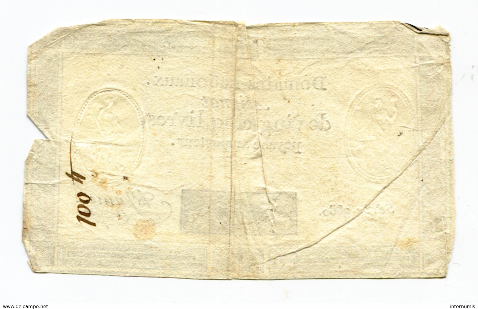 France, Assignat De Vignt-Cinq Livres, , Loi Du 6 Juin 1793, N° : Série 3880., TB (F), Ass-43a, P-A71 - ...-1889 Tijdens De XIXde In Omloop