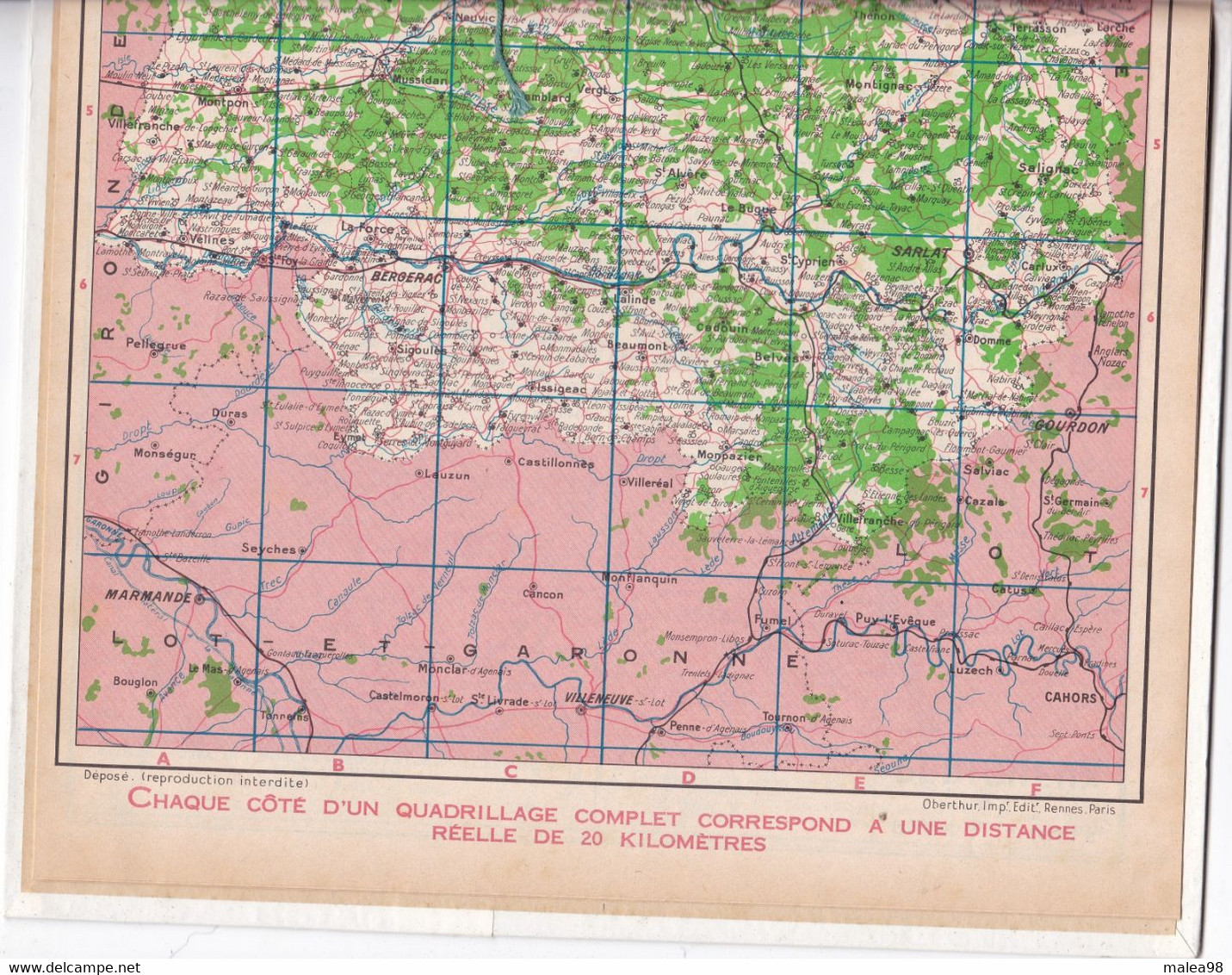 ALMANACH DES PTT , DOUBLE ,,,,1962 DORDOGNE ,FETES A SOUHAITER,,,  INDICATEUR DES PTT ,TABLE DE CALCUL ,,,CARTE _ 