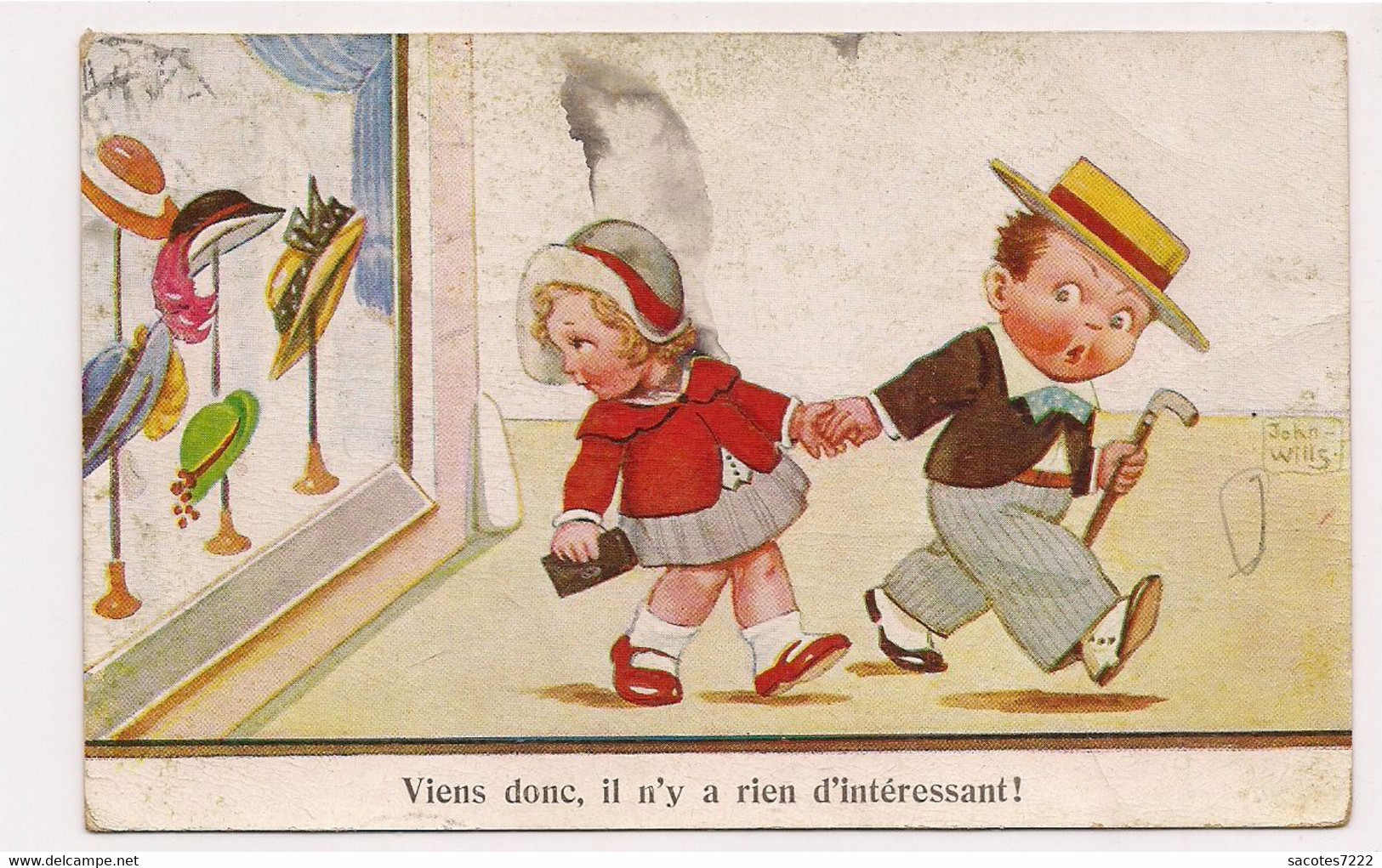 Illustrateur D'enfants : John Wills - Viens Donc, Il N'y A Rien D'intéressant : CHAPEAUX - - Wills, John