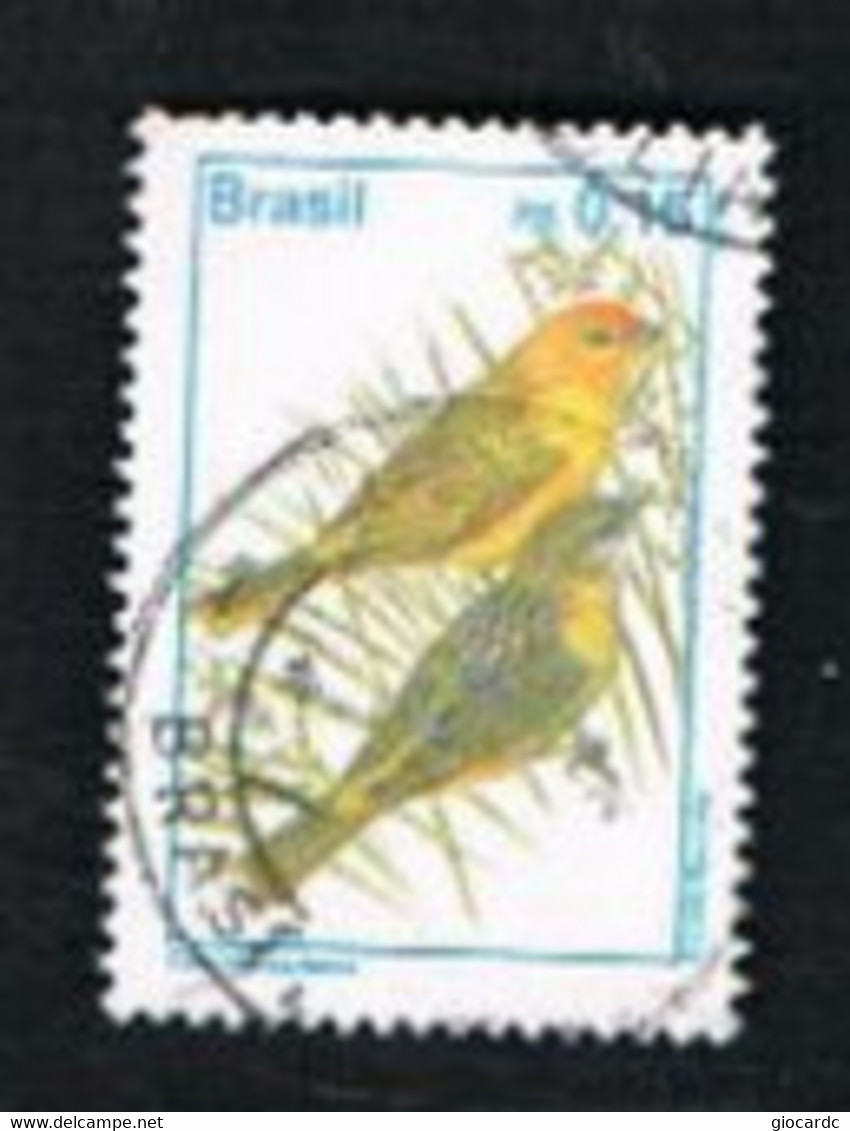 BRASILE (BRAZIL) -  SG 2655  - 1995  BIRDS: SICALIS FLAVEOLA        - USED° - Used Stamps