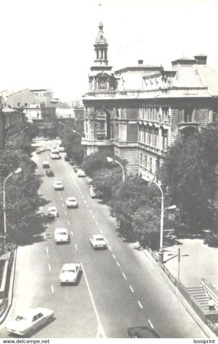 Azerbaijan:Baku, Communistic Street, 1979 - Azerbaïjan