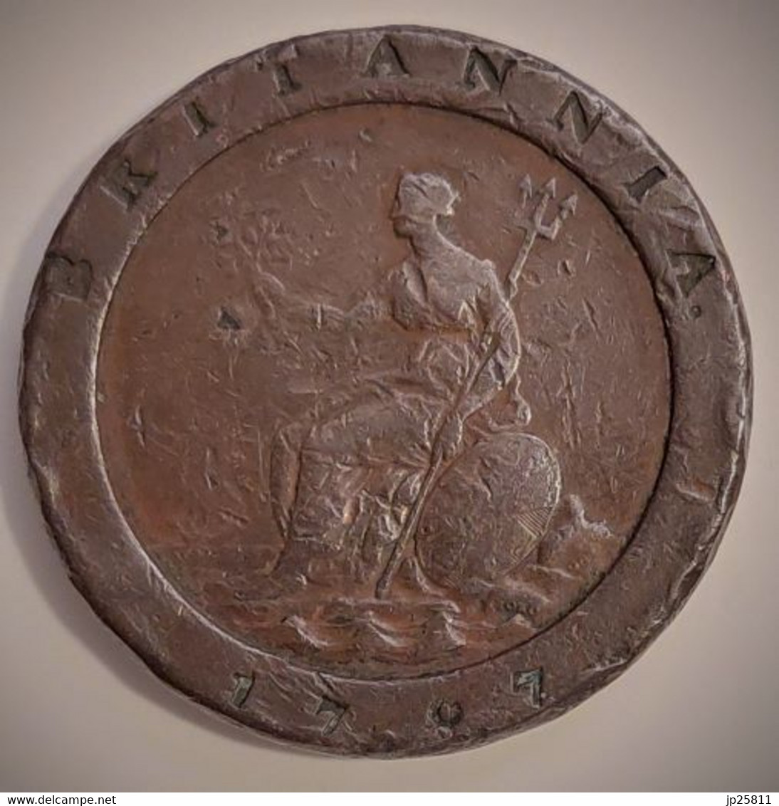 UK 2 Pence 1797 George III Cartwheel - Sonstige & Ohne Zuordnung