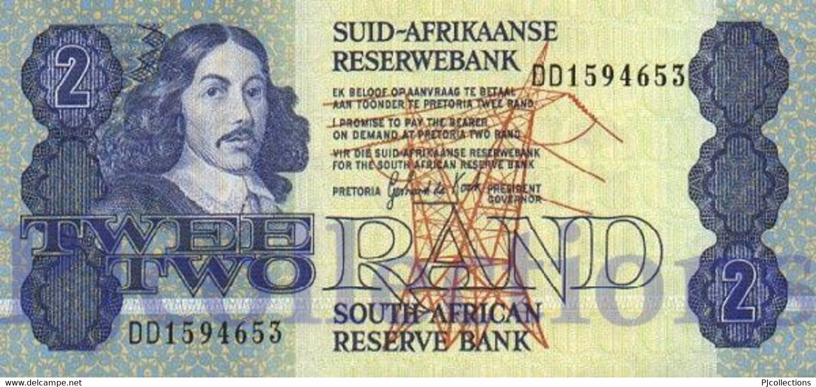 SOUTH AFRICA 2 RAND 1981/83 PICK 118d UNC - South Africa