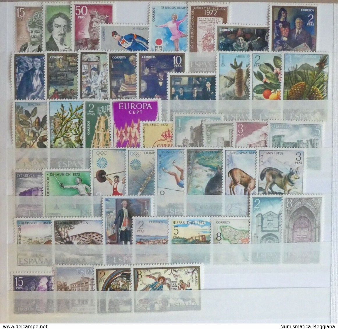 SPAGNA - Annata Anno 1971 1972 Completa Nuova MNH** - Unused Stamps