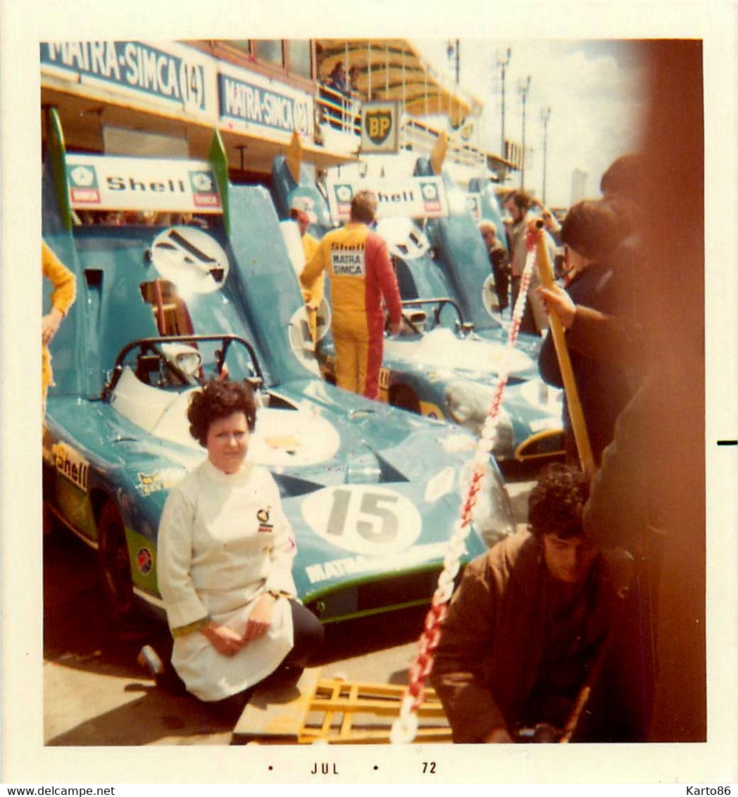 24heures Du Mans 1971 * 12 Photos Anciennes * Voitures Pilotes Sport Automobile Circuit Course - Le Mans