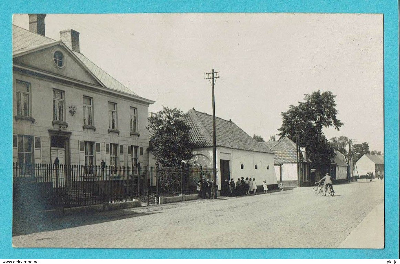 * Outrijve - Outryve (Avelgem - West Vlaanderen) * (Carte Photo - Fotokaart) Zeldzaam, Unique, Straatzicht, Villa Animée - Avelgem