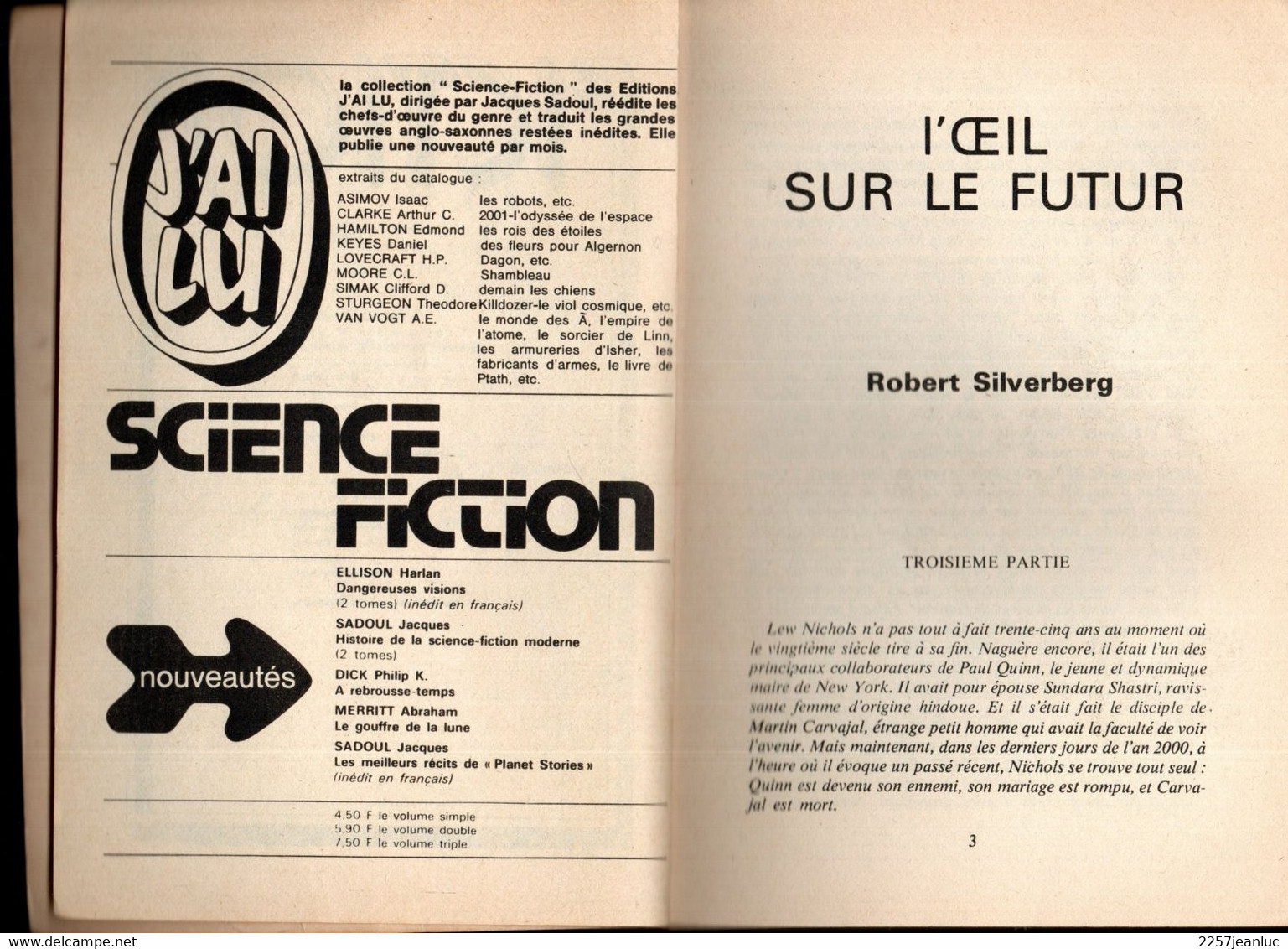 Fiction N: 265 De Janvier 1976 Editions De  Science Fiction Opta - Fiction