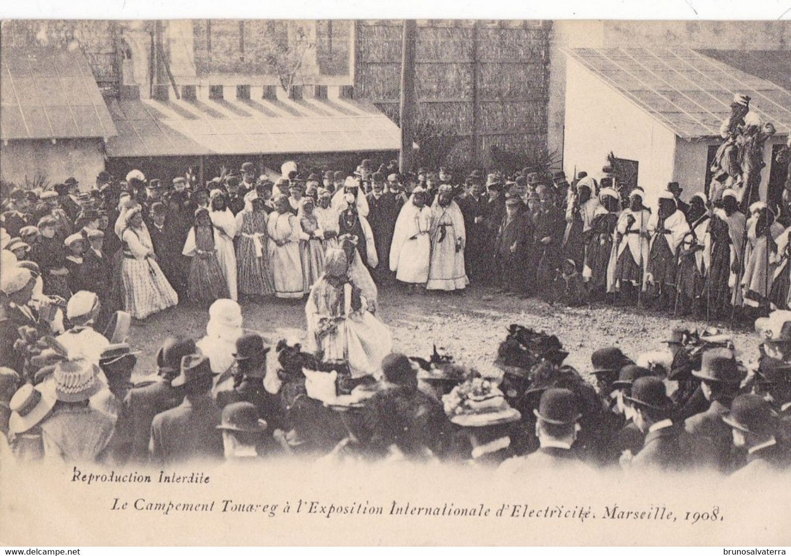 MARSEILLE - Le Campement Touareg à L'Exposition Internationale D'Electricité 1908 - Très Bon état - Exposition D'Electricité Et Autres