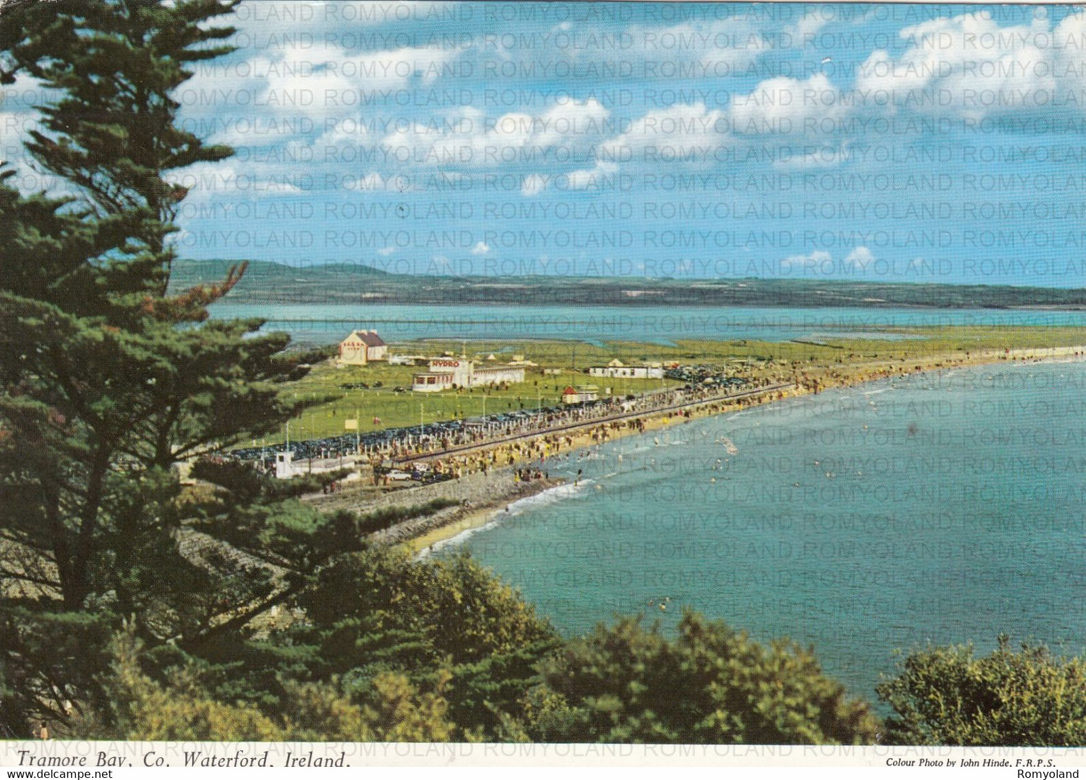 CARTOLINA  TRAMORE BAY,WATERFORD,IRLANDA,BOLLO STACCATO,VIAGGIATA 1971 - Waterford