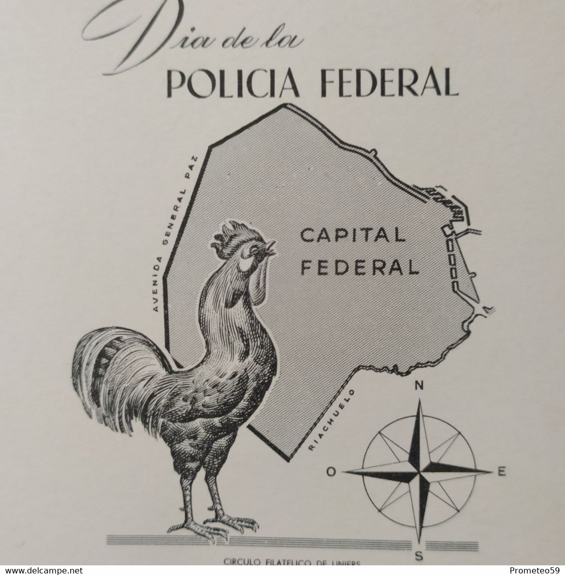 Día De Emisión - Día De La Policía Federal – 30/10/1965 - Argentina - Booklets