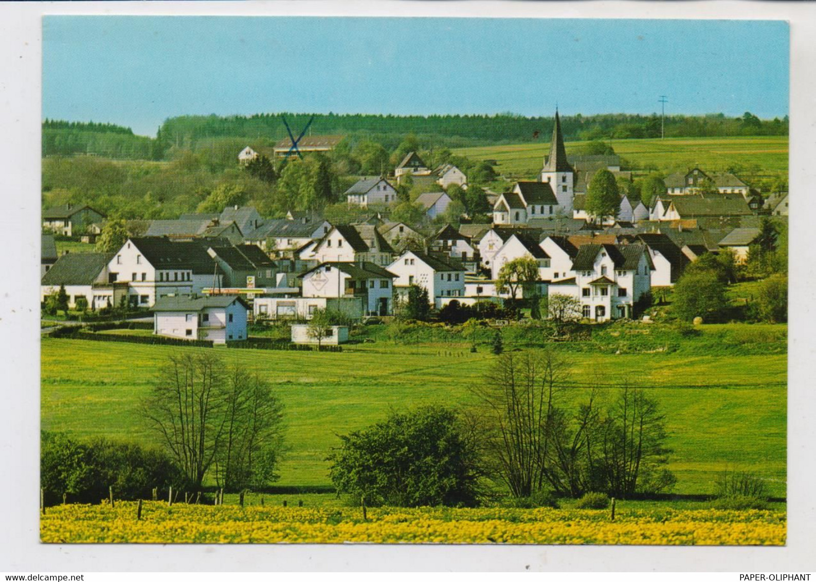 5238 HACHENBURG - HÖCHSTENBACH, Ortsansicht - Hachenburg