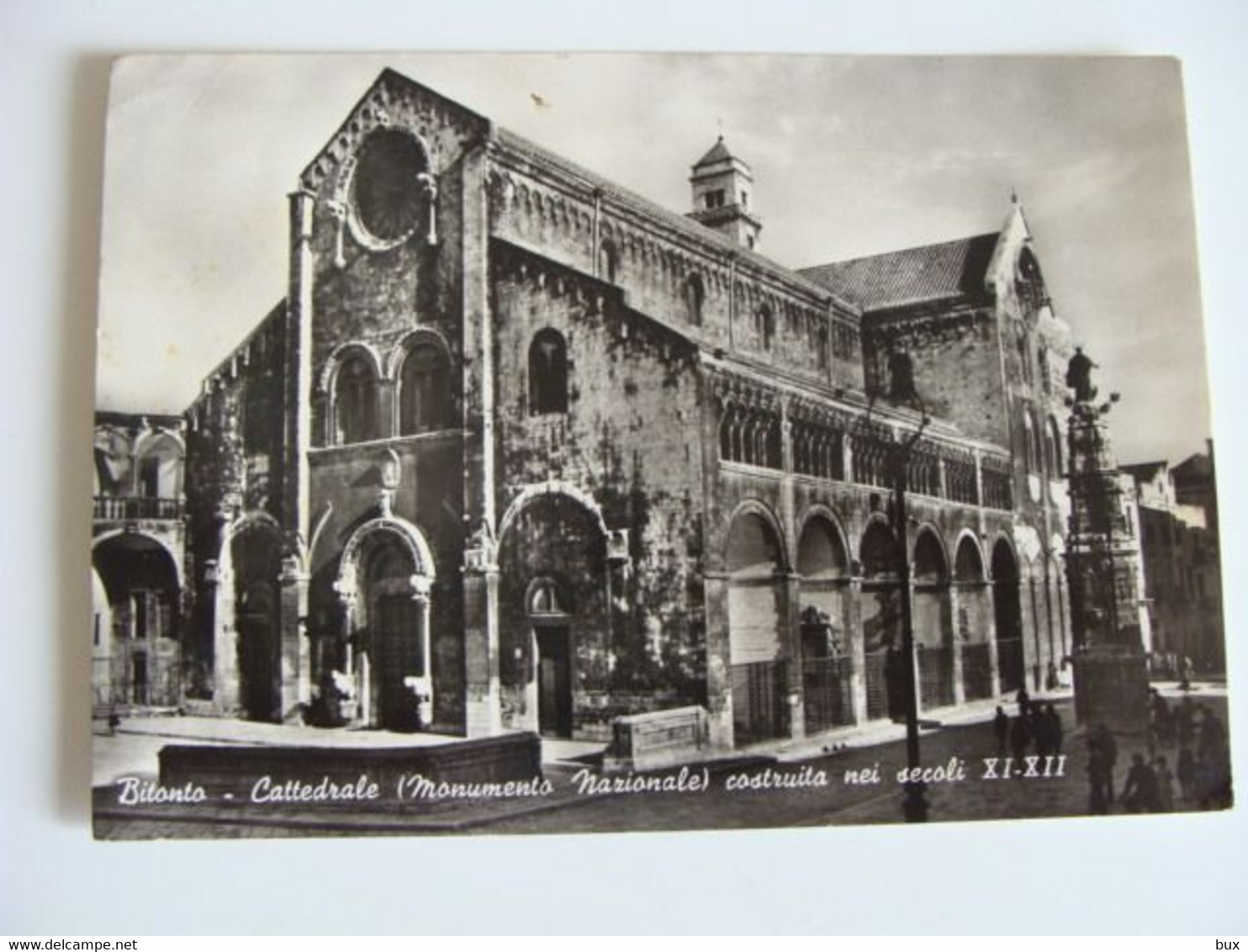 BITONTO    CATTEDRALE  CHIESA EGLISE CHURCH   PUGLIA     VIAGGIATA  COME DA FOTO IMMAGINE LUCIDA - Bitonto