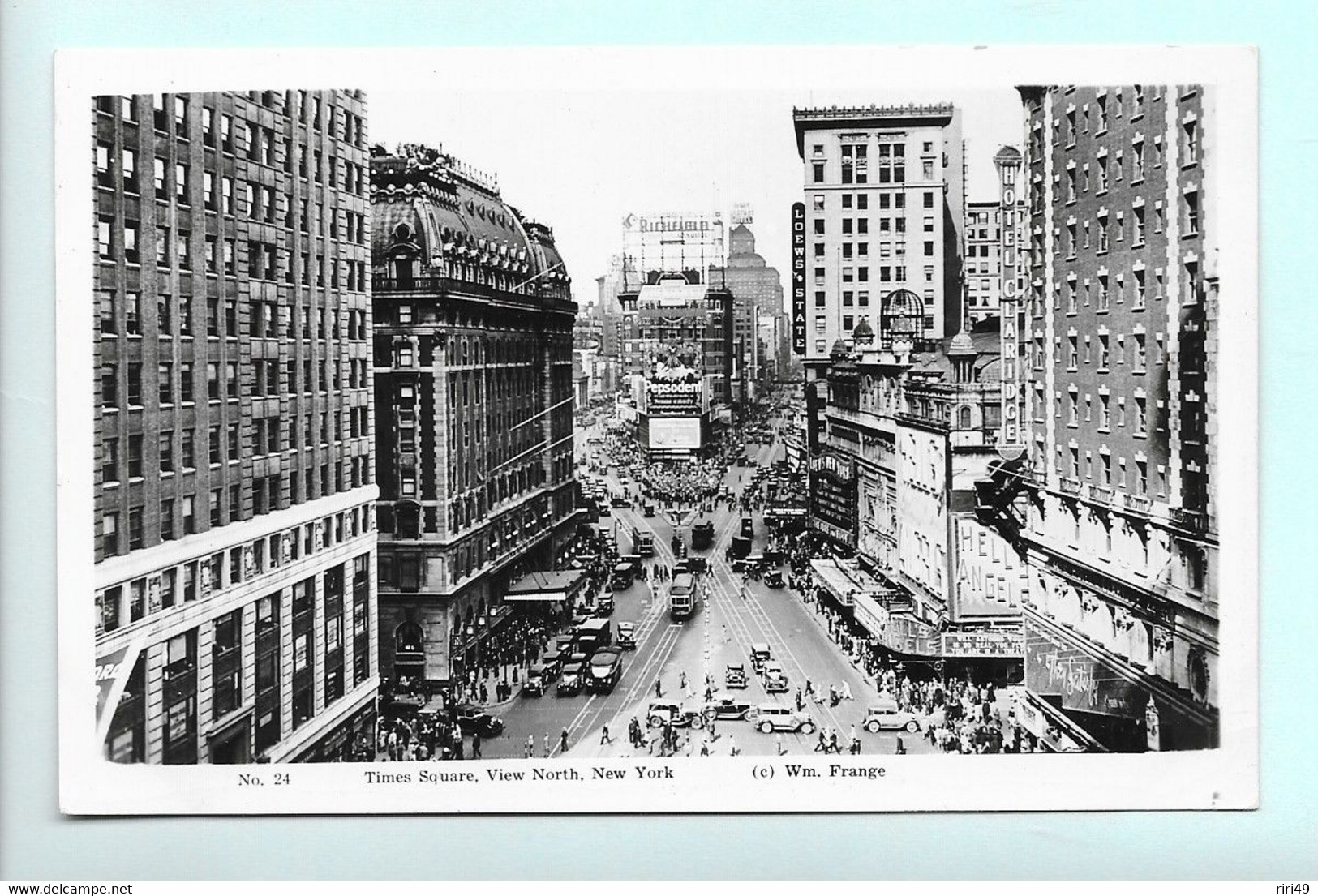 Cpsm  Etats-Unis, New-York, Times Square, VIEW NORTH Carte N°24, Dos Vierge Et Divisé, Belle Carte - Time Square