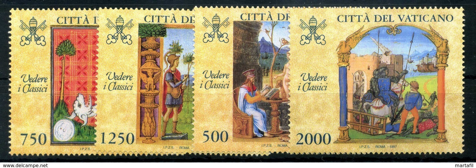 1997 VATICANO SET MNH ** - Neufs