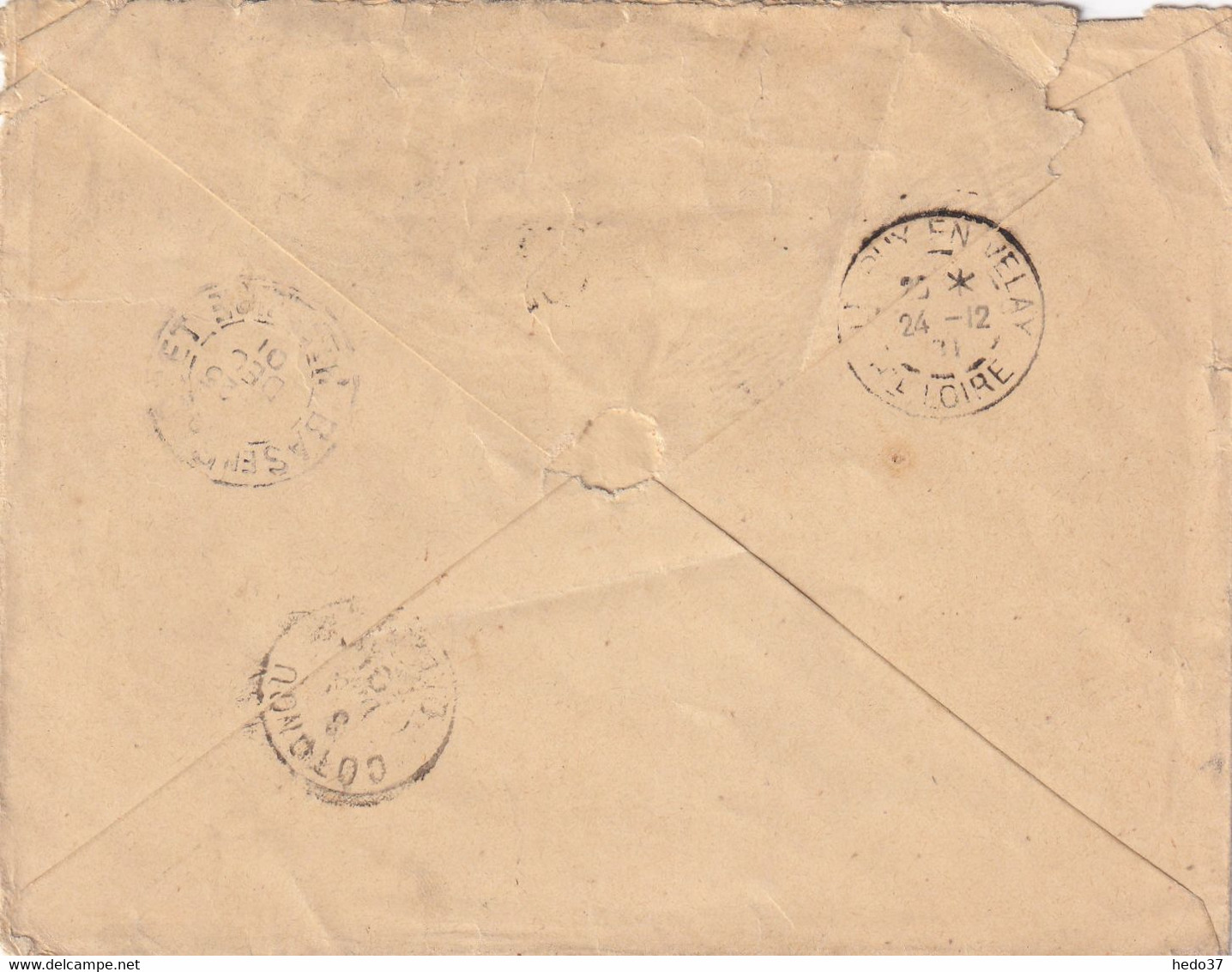 Bénin - Oblitération Abomey Calavi 1901 - TB - Covers & Documents
