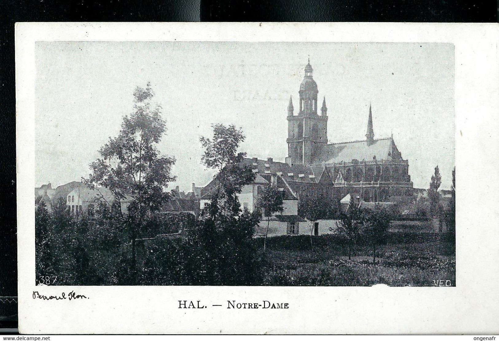 Carte-vue: Hal: Notre-Dame -  Obl à Barres ?? - Balkenstempel: Ausladungen