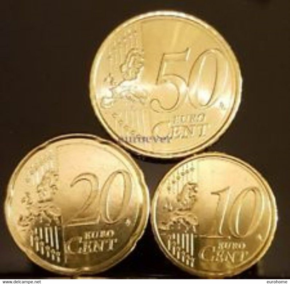 Cyprus   2022     10-20 En 50    Cent   UNC Uit De Rol  UNC Du Rouleaux  !! - Cyprus