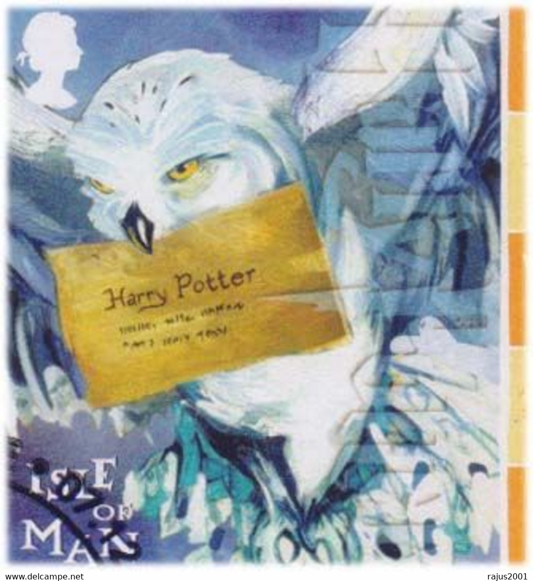 Harry Potter Prisoner Of Azkaban, J. K. Rowling, Novels, Magic School Hogwarts, OWL, Train, Deer, Bird, Movie, Film FDC - Briefe U. Dokumente