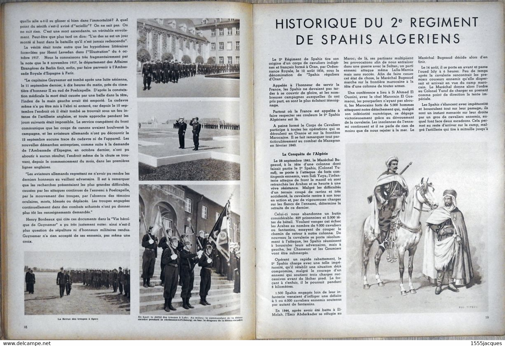 REVUE D’INFORMATION DES TROUPES FRANÇAISES D’OCCUPATION EN ALLEMAGNE N° 25 10-1947 GUYNEMER TURENNE MAYENCE COSTE-FLORET - Francés