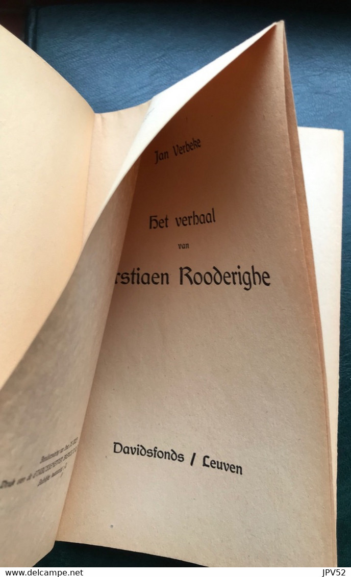 (671) Het Verhaal Van Kerstiaen Rooderighe - Jan Verbeke - 1945 - 221blz. - Abenteuer