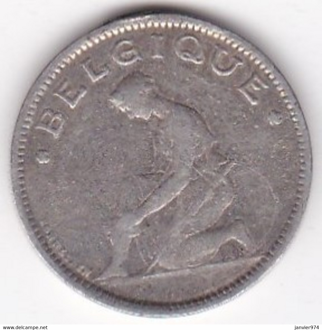 Belgique 1 Franc 1929 Type Bonnetain, Légende Francaise, Albert I , En Nickel , KM# 89 - 1 Franc