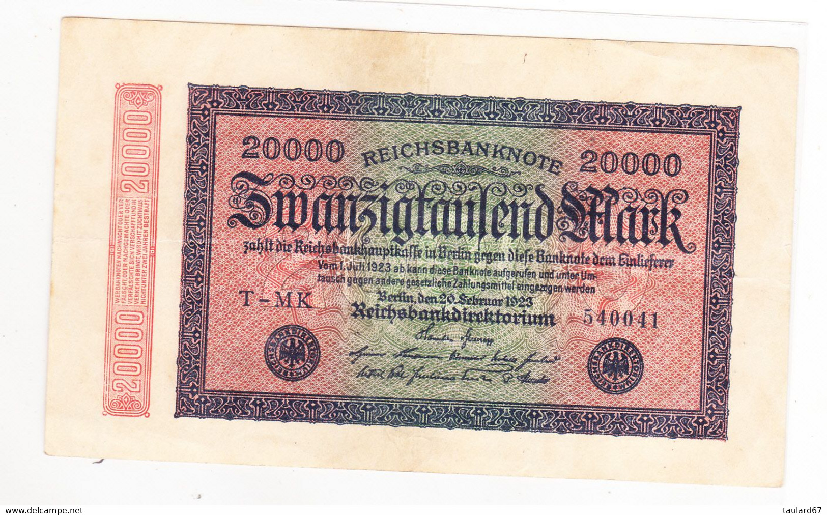 20000 Mark 1923 - 20.000 Mark