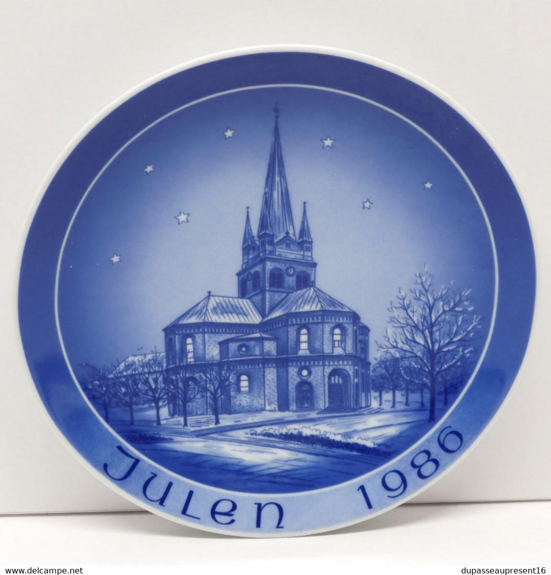 *ASSIETTE FREDERIKSHAVN KIRKE PLATEN BACO JULEN 1986 Made In Germany   E - Sonstige & Ohne Zuordnung