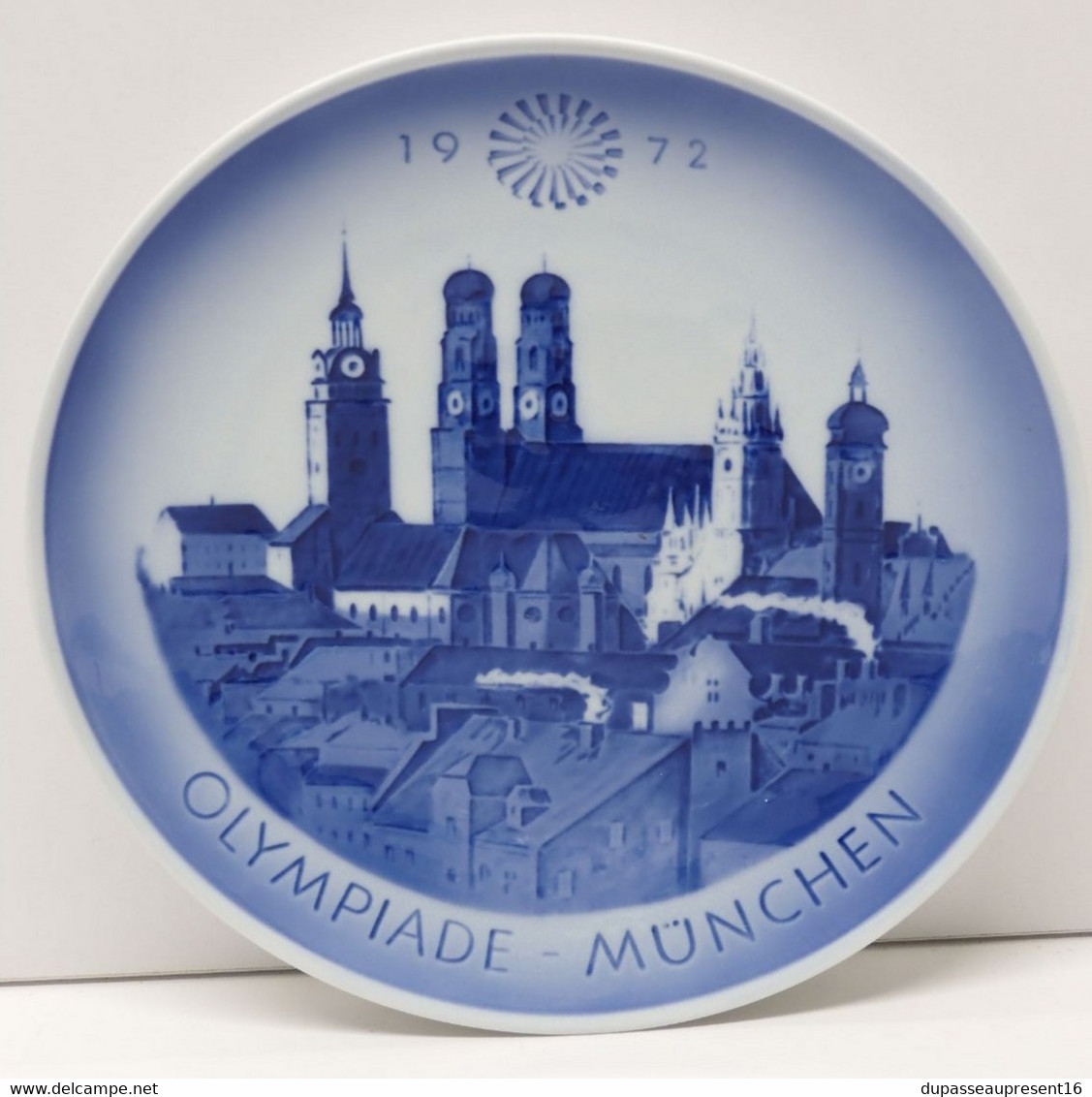 *ASSIETTE ROYAL COPENHAGEN DANMARK OLYMPIADE MÜNCHEN 1972 COLLECTION    E