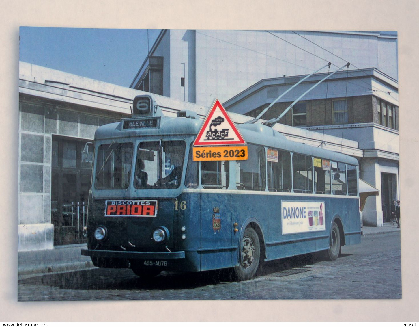 37C - Trolleybus Vetra CS60R Devant La Gare, Au Havre (76)  - - Station